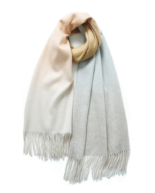 New ombre color thick cashmere scarf shawl Luxurious Women's 100% Cashmere Shawl Scarf