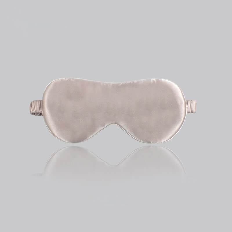 Vinci Cashmere 100% Mulberry Silk Sleep Mask in dusty pink