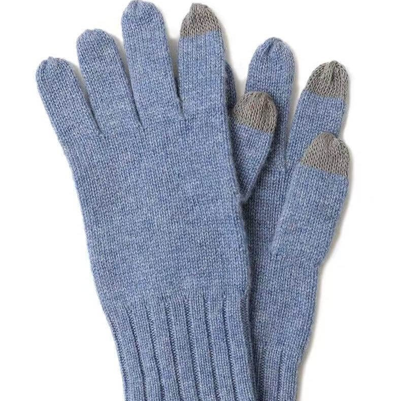 premium 100% cashmere gloves women