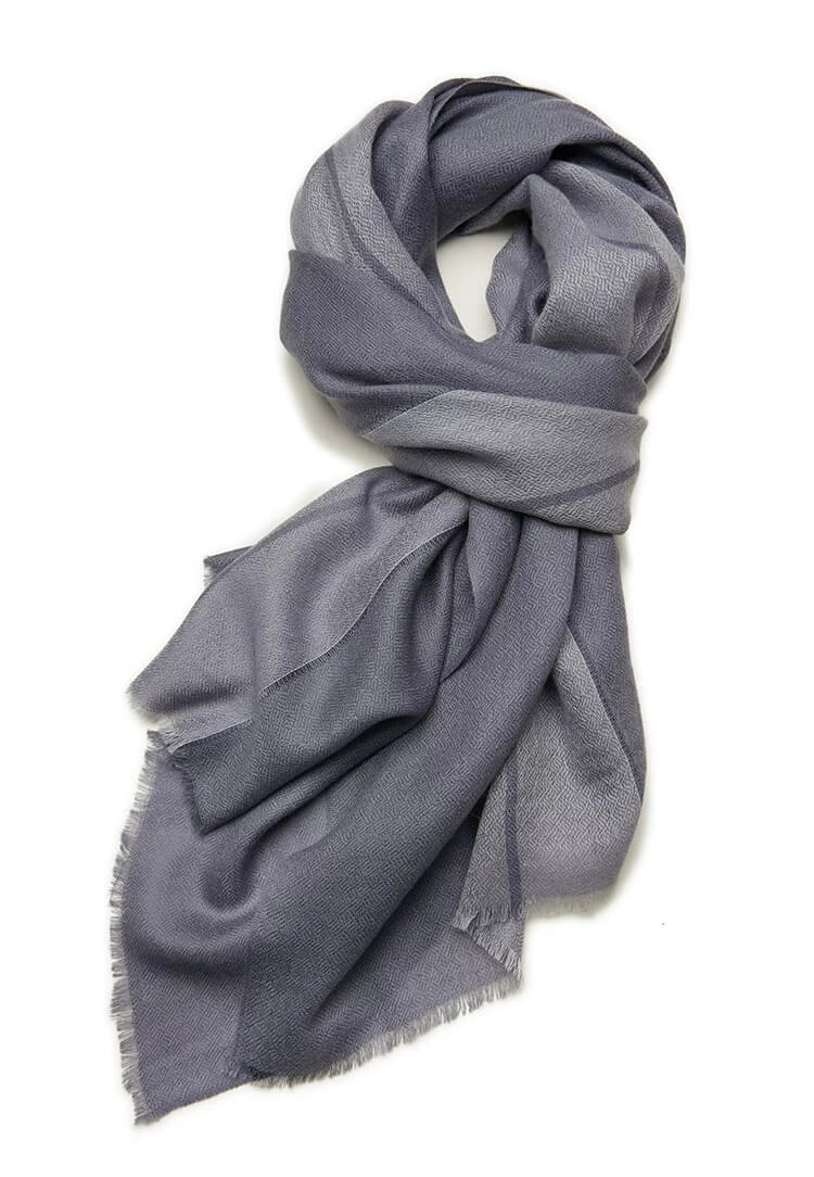 Premium yarn men’s cashmere plaid scarf