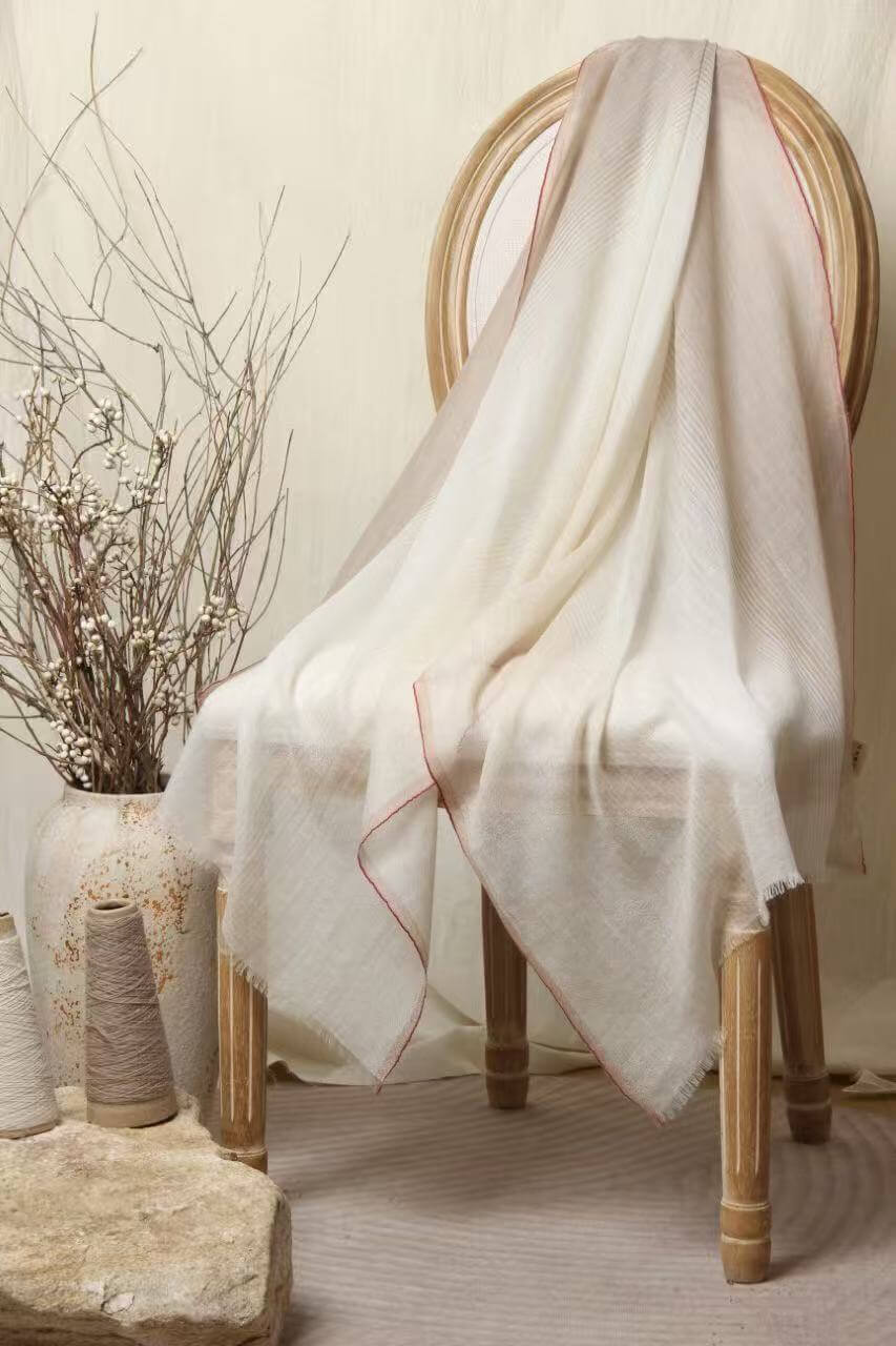 premium lightweight cashmere stole for layering