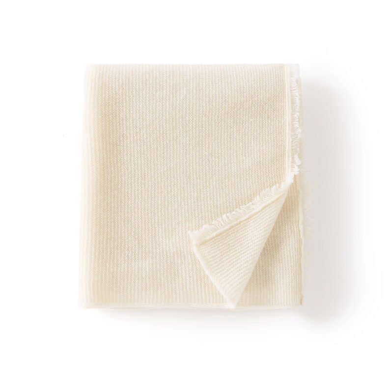 Luxurious 100% Cashmere Scarf Wrap | Reversible knit Fringe Shawl for Women