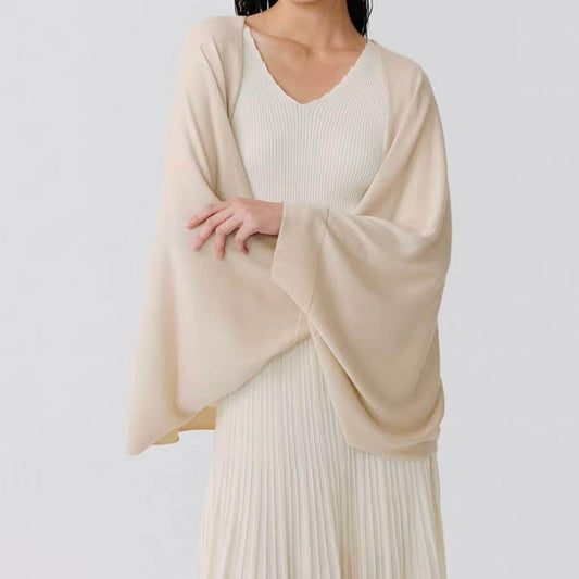 silk cashmere cape shawl women lightweight spring wrap
