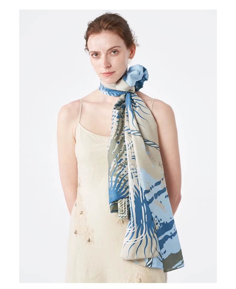 Women’s 100% Mulberry Silk Twill Scarf