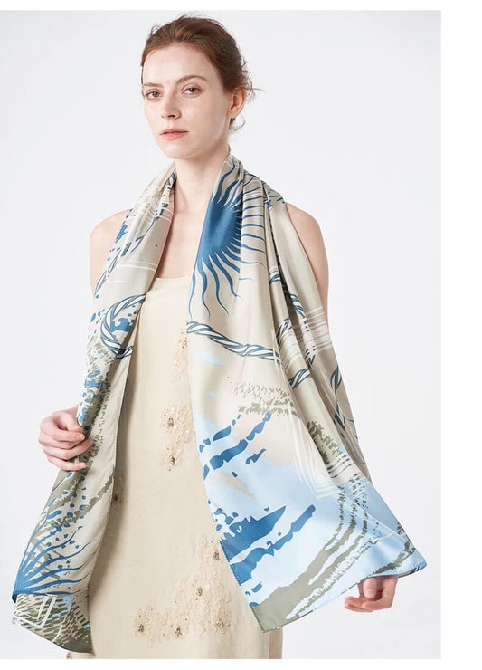Women’s 100% Mulberry Silk Twill Scarf