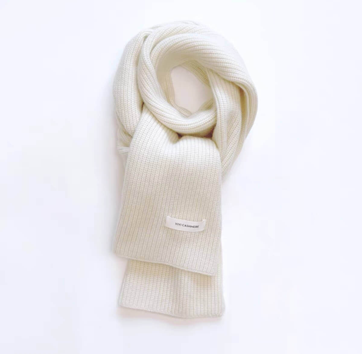  ribbed cashmere scarf modern minimalist styling