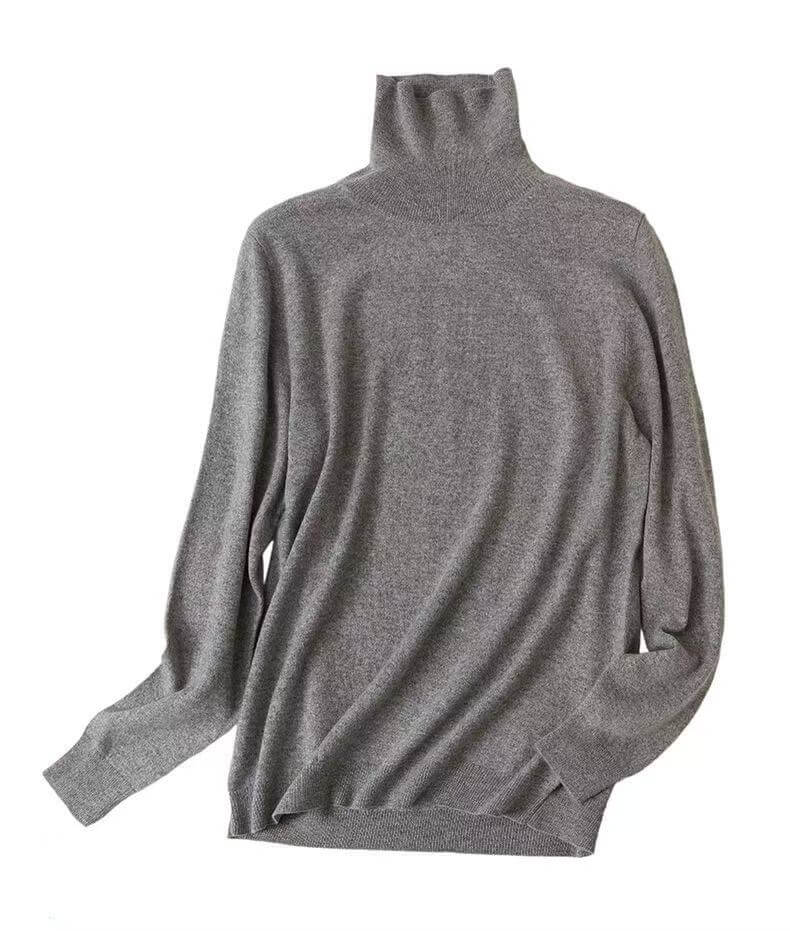 soft cashmere sweater women office layering outfit