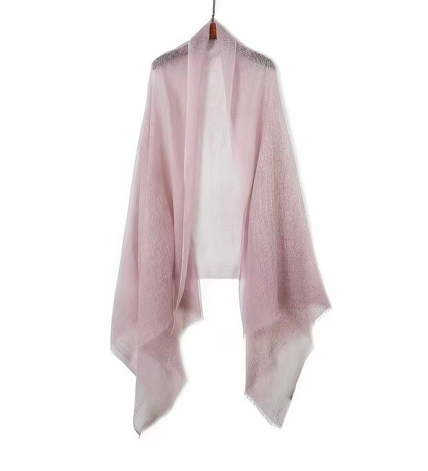 soft lightweight cashmere scarf for airplane travel