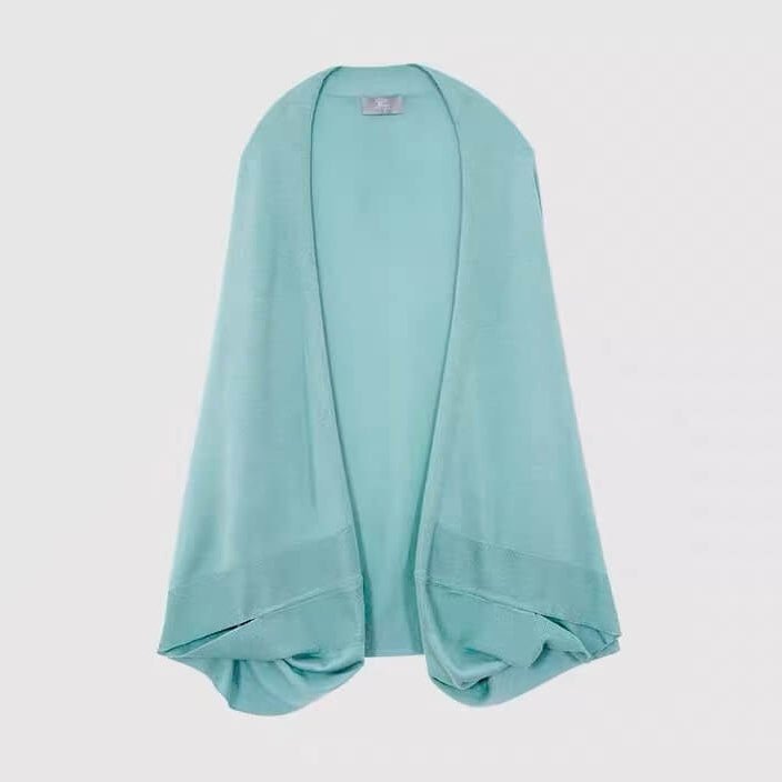 breathable silk cashmere shawl summer layering piece