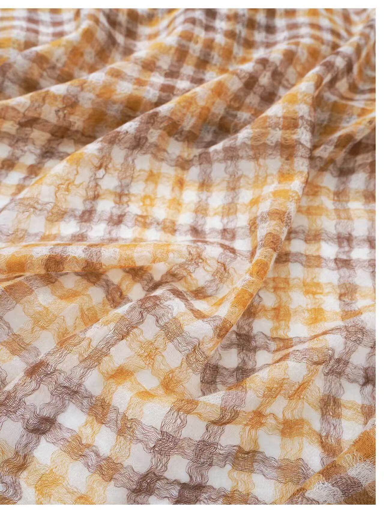 luxury lightweight cashmere shawl women neutral plaid,Premium 100% cashmere plaid scarf shawl