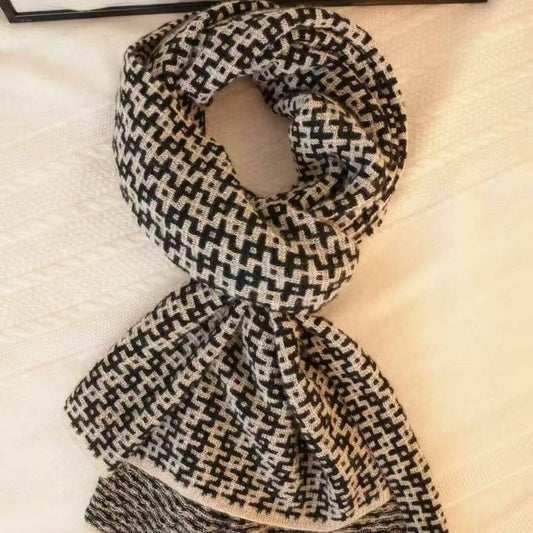 thick 100 percent cashmere scarf women winter