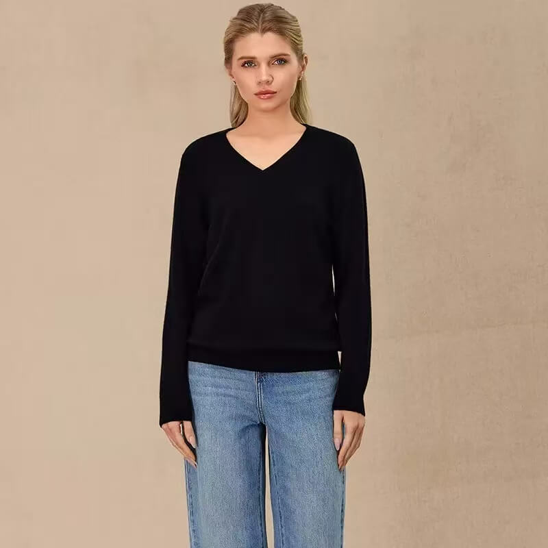 breathable pure cashmere sweater for daily wear comfort