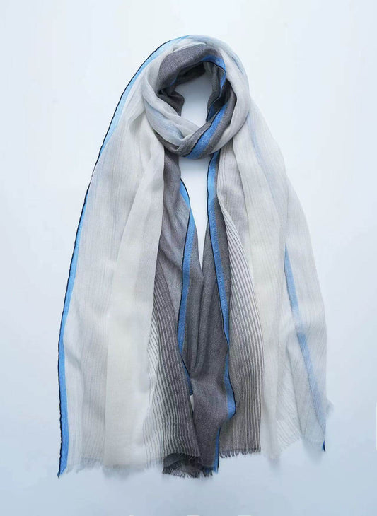ultra light 100% cashmere gradient shawl wrap