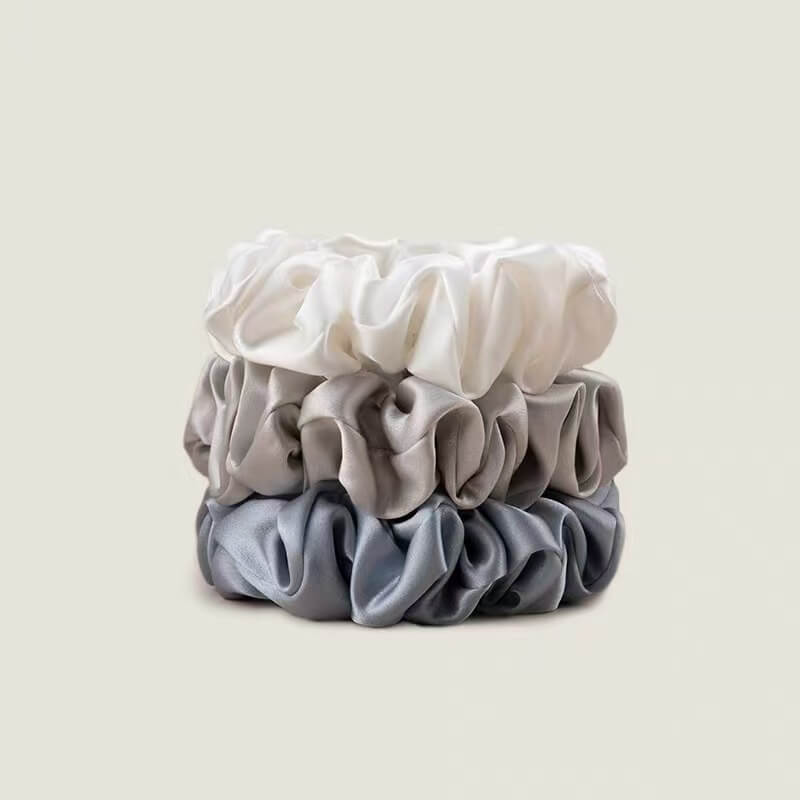 100 percent mulberry silk self care gift set for hair protection and restful sleep