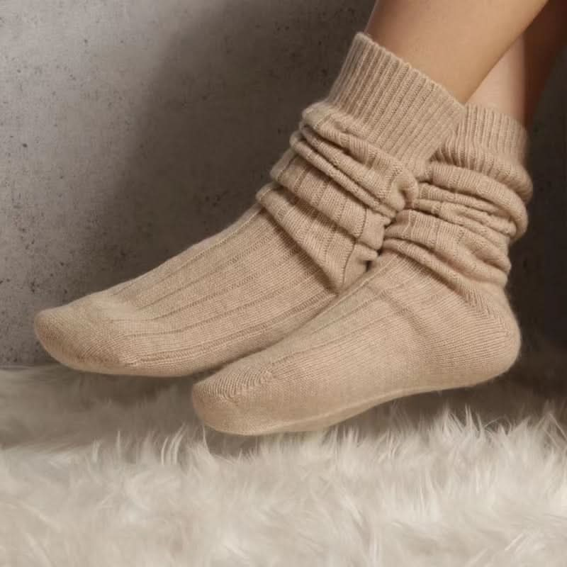 cashmere bed socks 