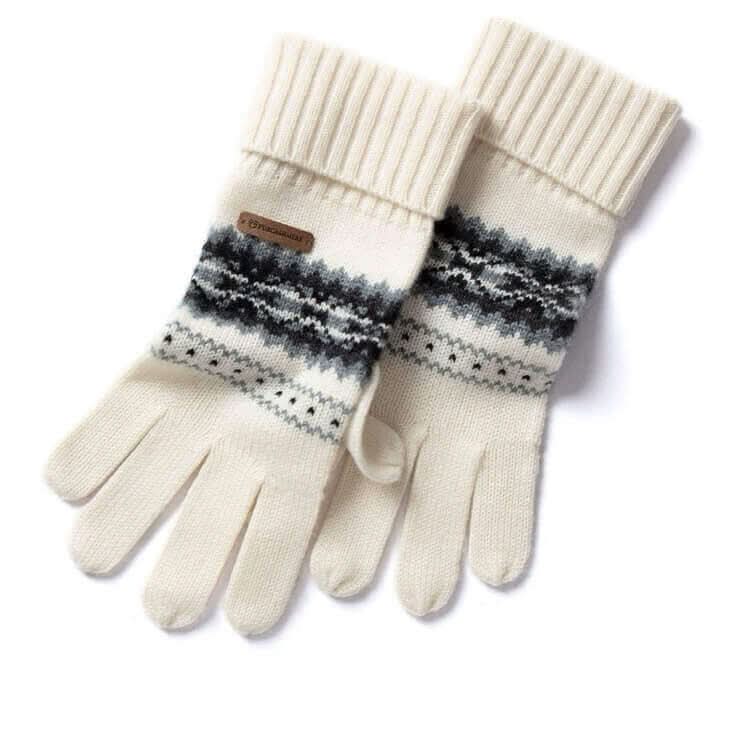 women's grey color cashmere gloves,women's pure cashmere gloves for Christmas