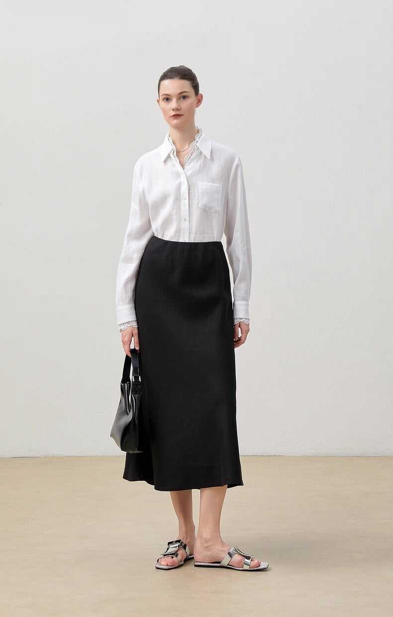 oversized linen blouse women vacation style