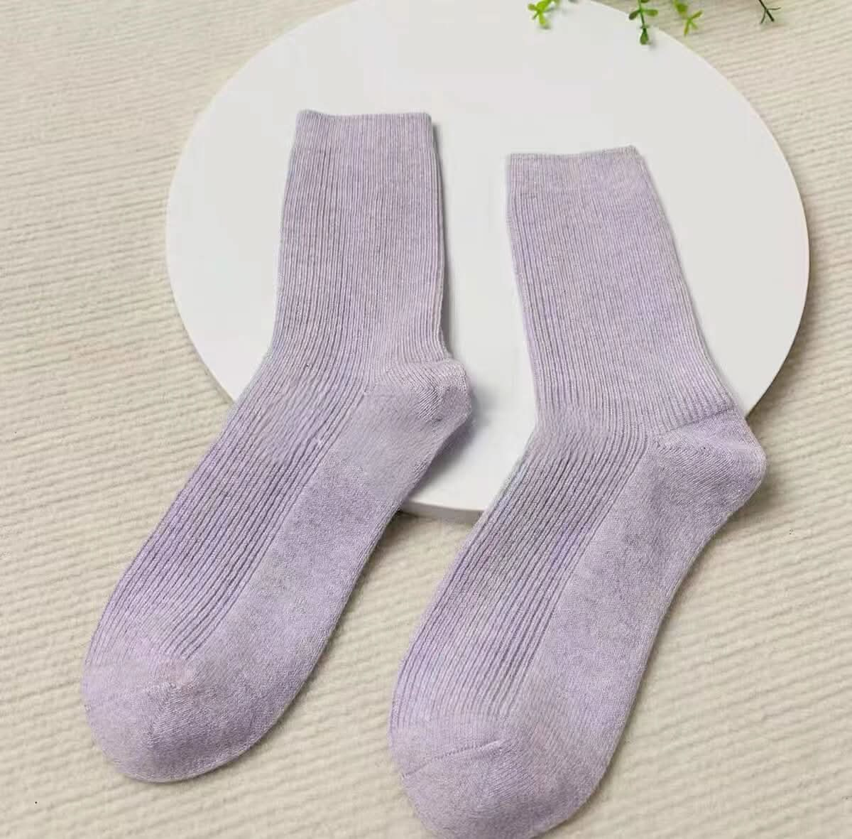 Women's cashmere bed socks