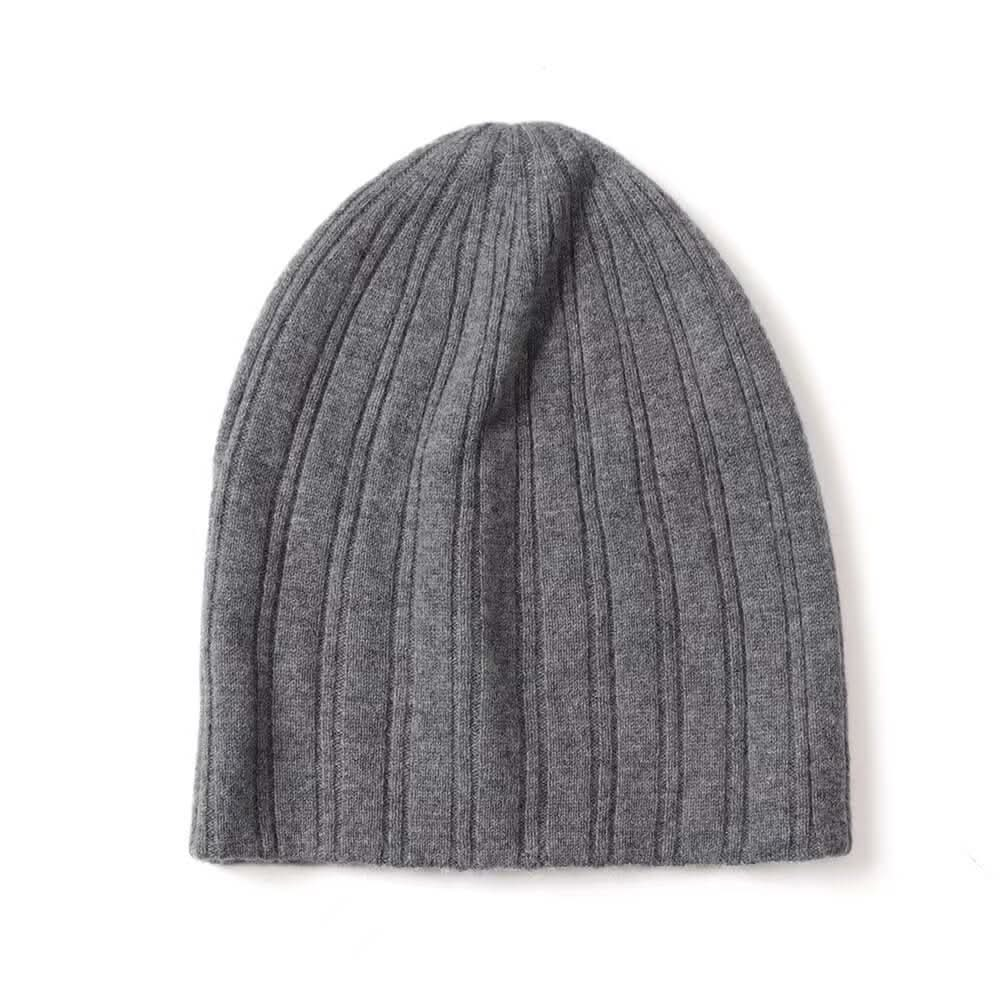 Women's cashmere beanie hats double layers