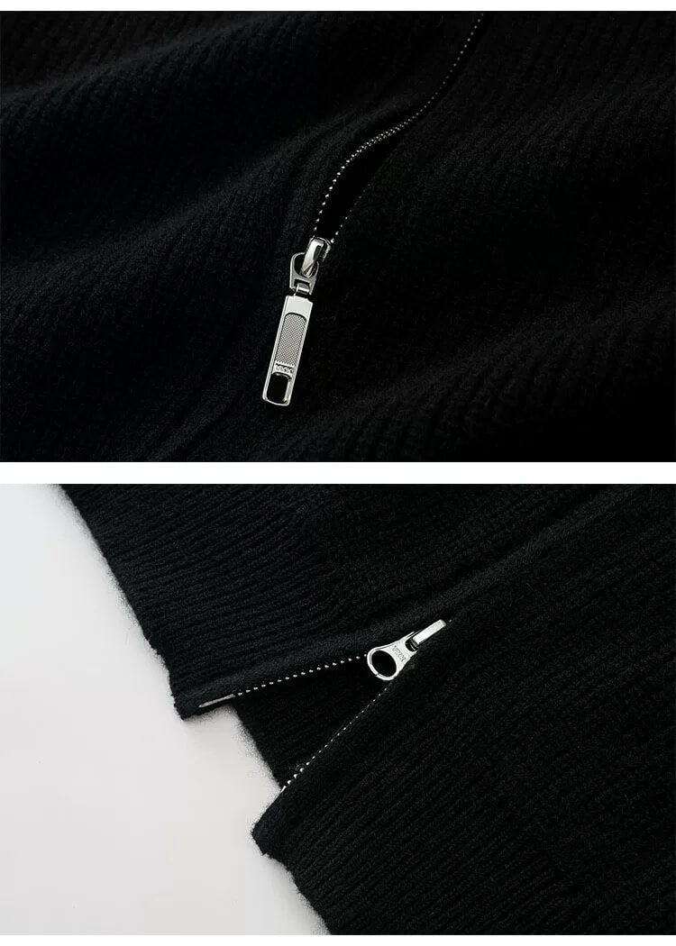 100% cashmere rib-knit sweater cashmere rib-knit holiday cardigan