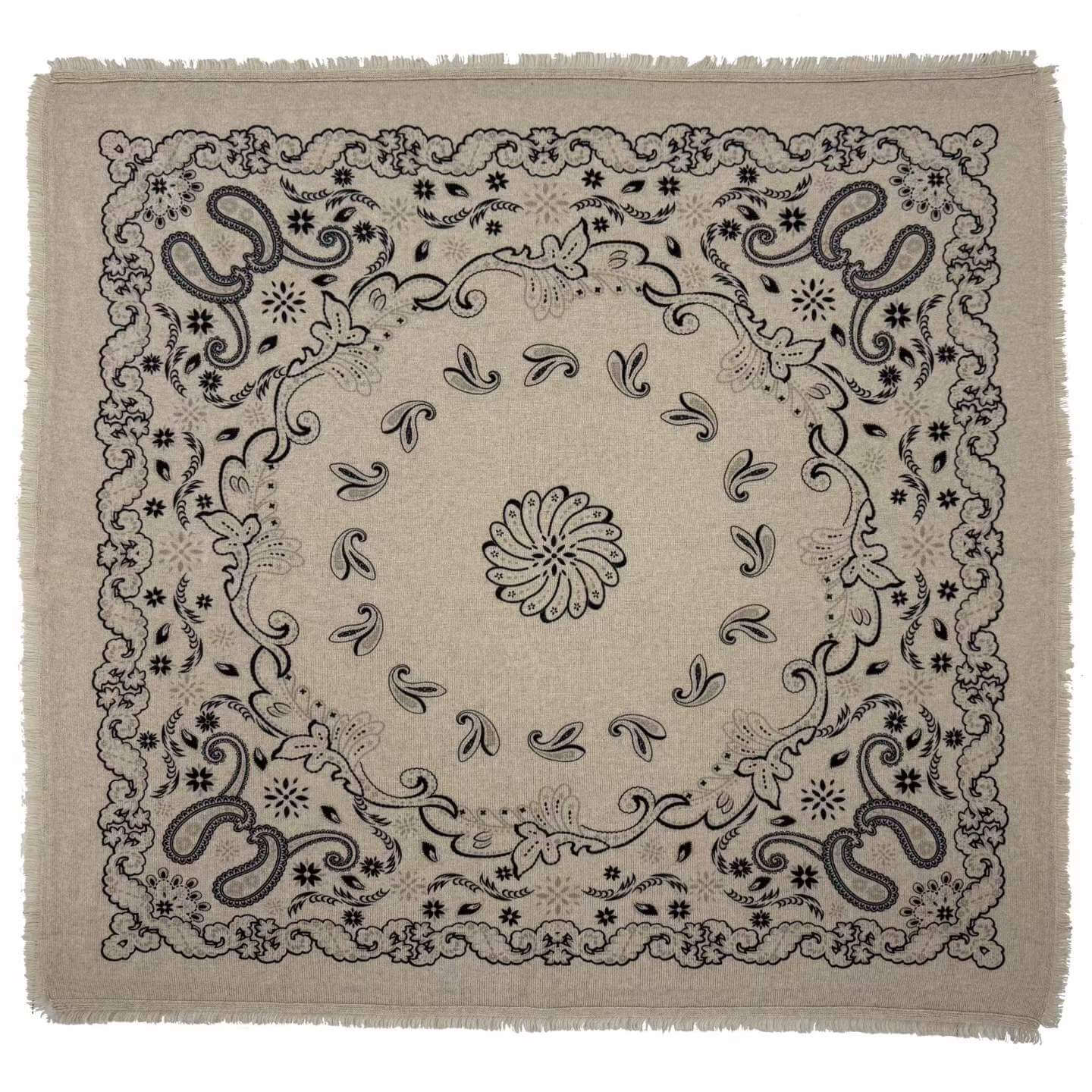 women breathable cashmere scarf ivory square shawl versatile styling