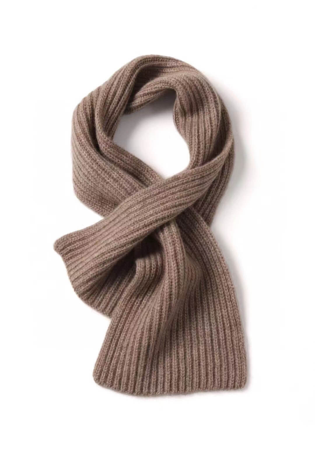 Women's autumn and winter cashmere scarf in camel 