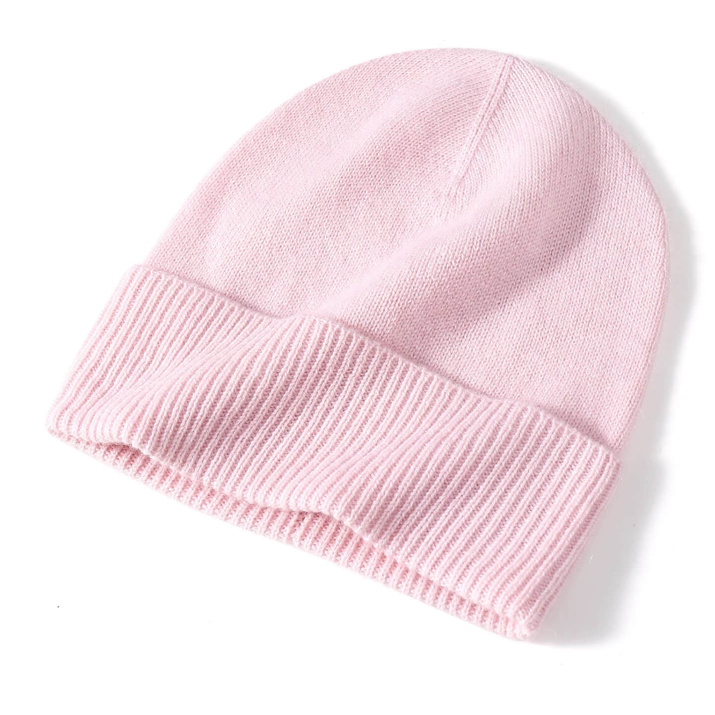 Luxurious 100% Cashmere Beanie for Women in pink