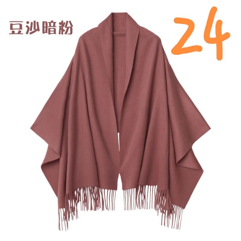 Pure cashmere scarf shawl,Women’s cashmere shawl in Dusty Mauve, soft and versatile