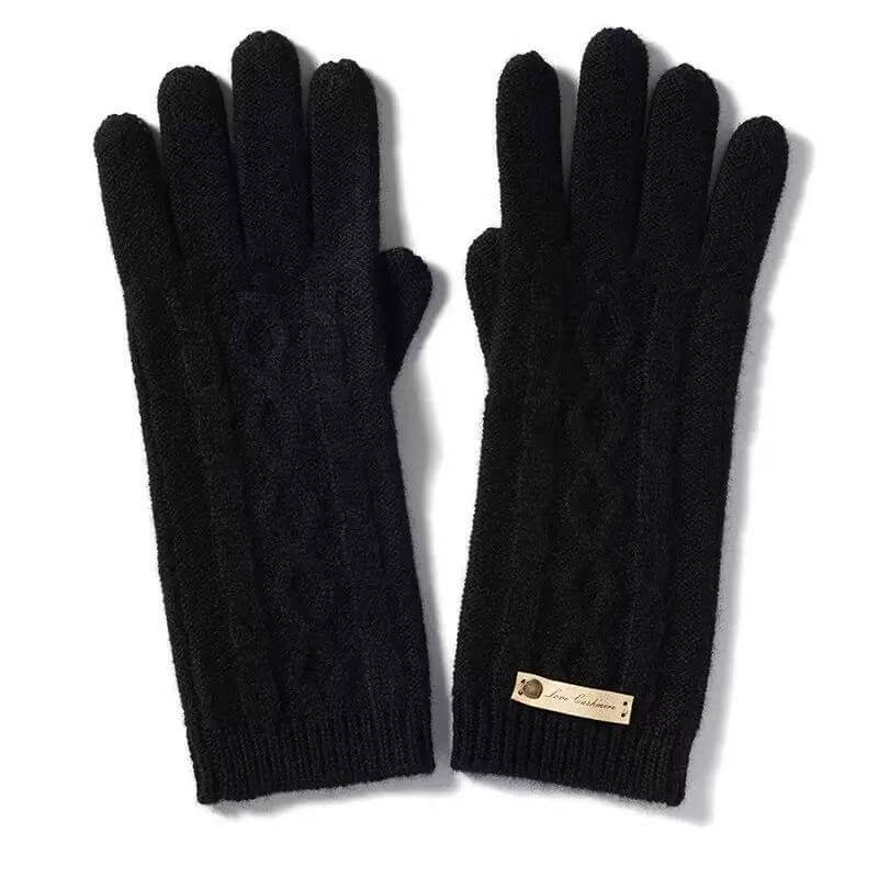 warm women cashmere gloves cold weather essential