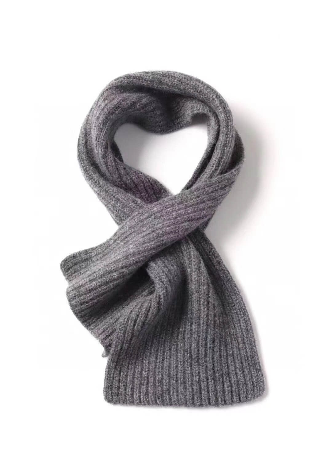 Women's autumn and winter cashmere scarf in grey 