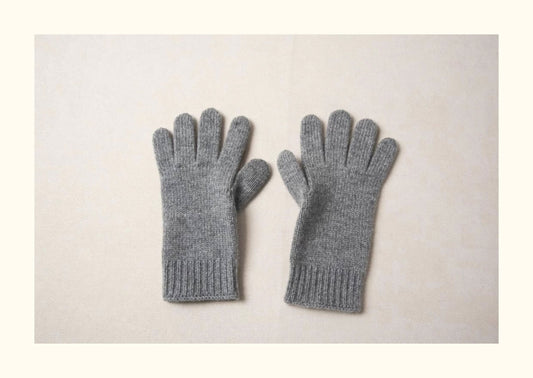 women pure cashmere chunky gloves