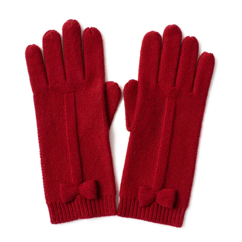 women pure cashmere gloves