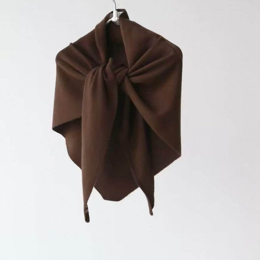 	women’s cashmere triangle scarf elegant drape