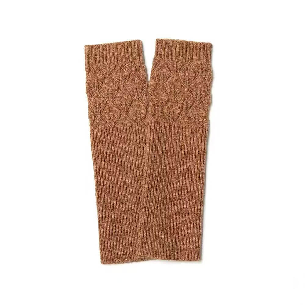 premium cashmere typing gloves for women