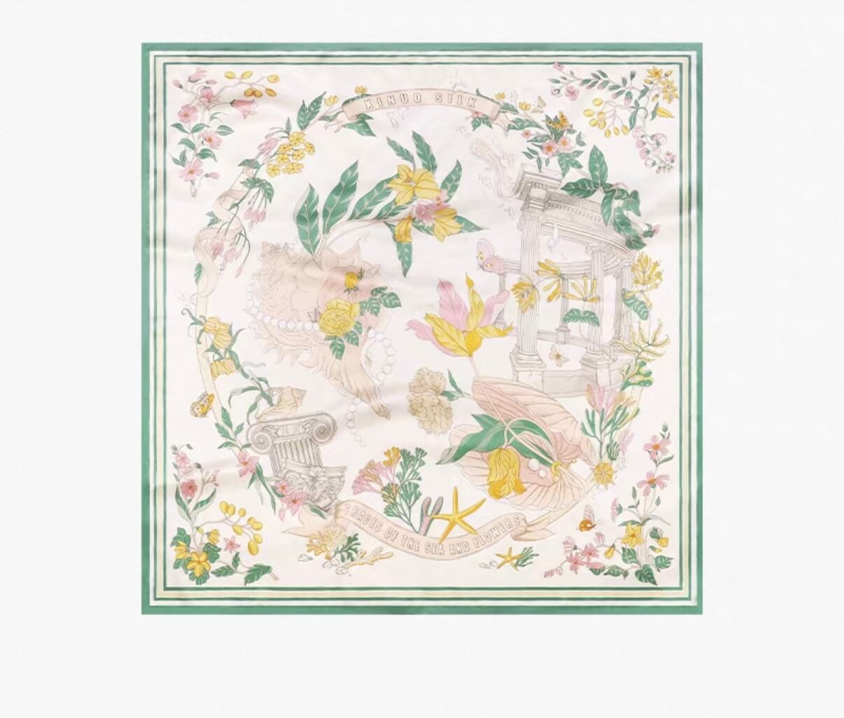 Elegant 100% Silk Twill Scarf – Smooth and Structured